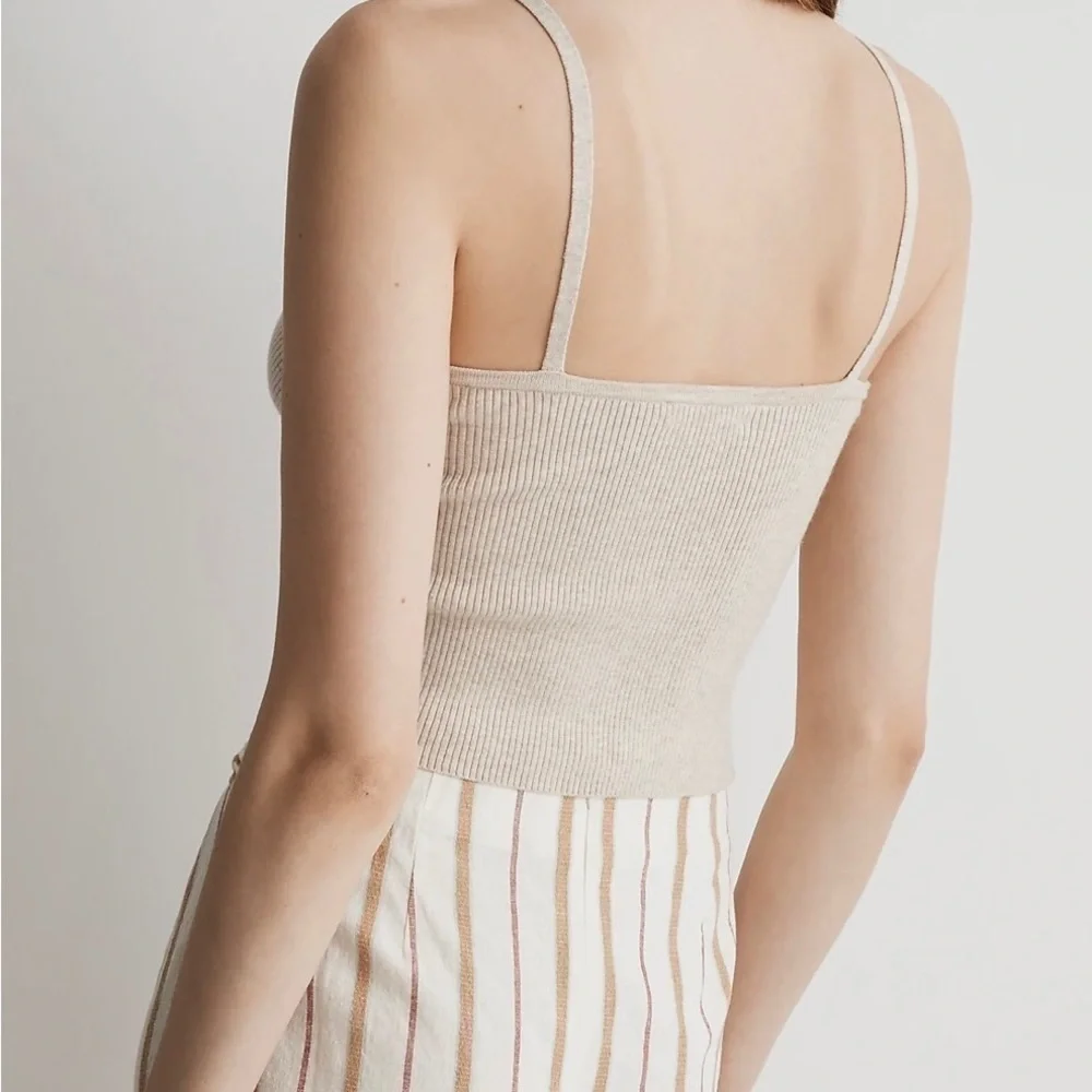 Madewell striped midi sarong skirt - size 10 - desert dune - NWT - Picture 5 of 5